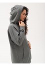 Костюм для беременных и кормящих серый (мм904)